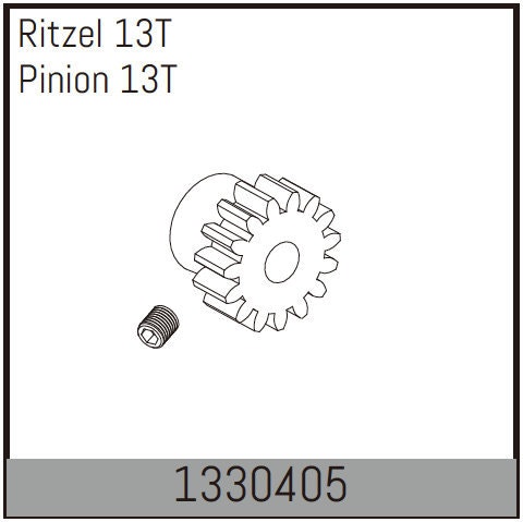 Absima Pinion 13T - Artikelnummer 1330405