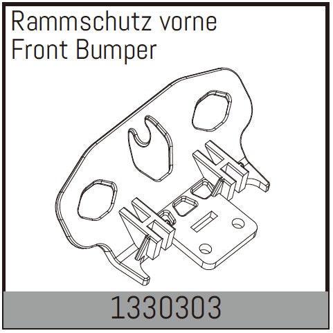 Absima Front Bumper - Artikelnummer 1330303