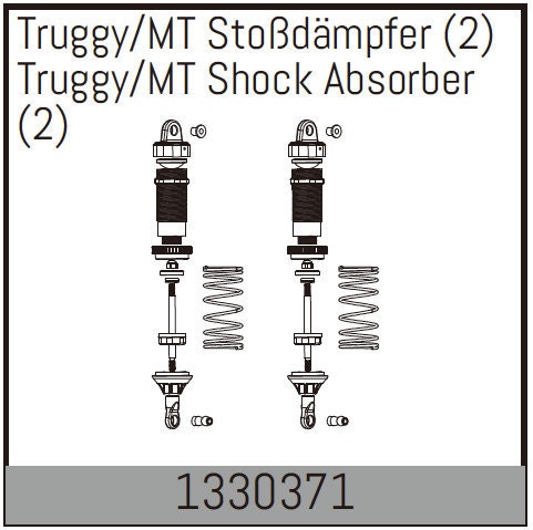 Absima Truggy/MT Shock Absorber (2) - Artikelnummer 1330371