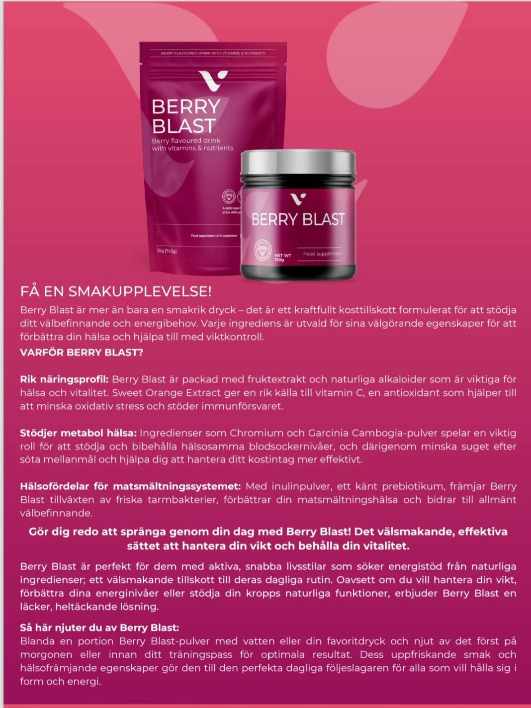 Berry Blast juice