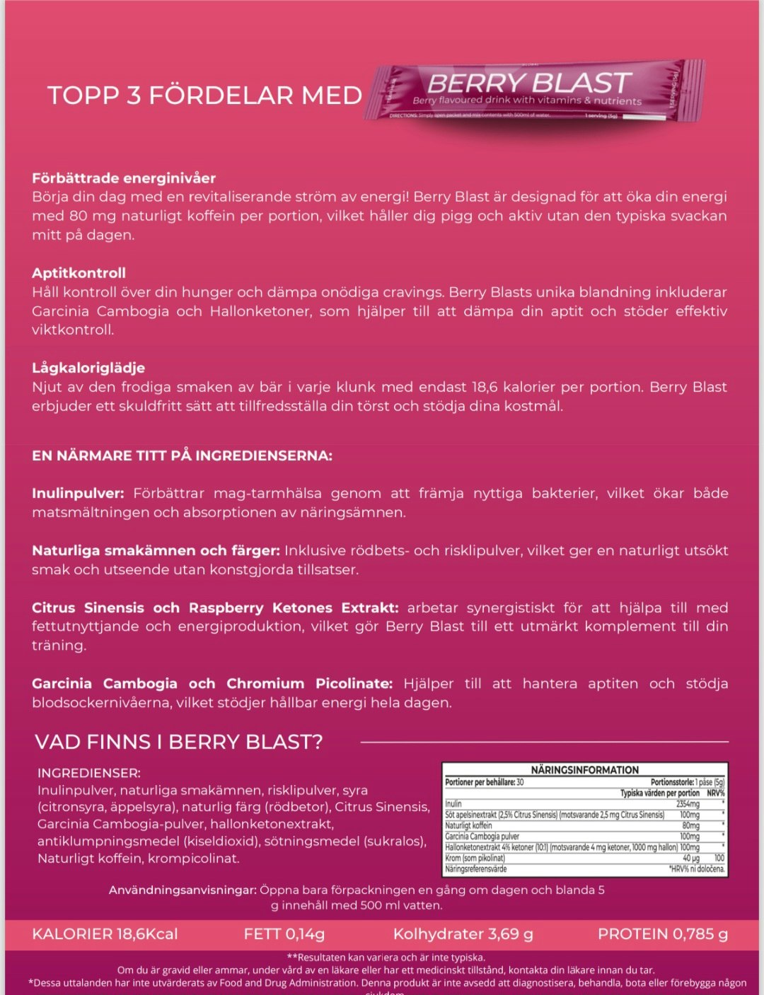 Berry Blast juice