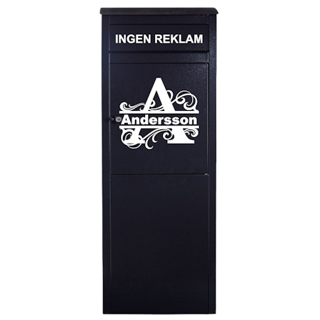 Dekal Till Brevlåda Monogram