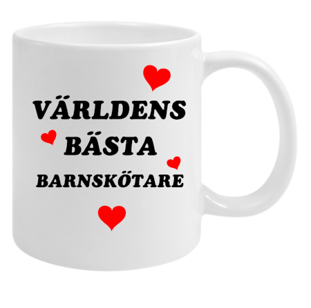 Mugg Världens Bästa Barnskötare