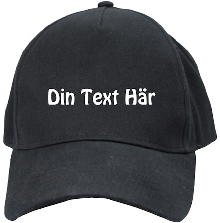 Skapa din egen keps med personlig text