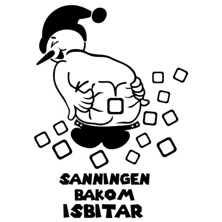 Vinyldekal Verkligheten bakom Isbitar