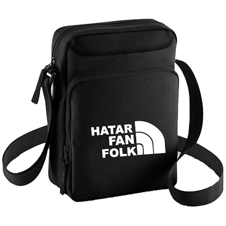 Cross Bodybag med tryck – Hatar fan folk