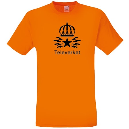 T-shirt med Tryck – Televerket – För dig som minns den gyllene tiden!