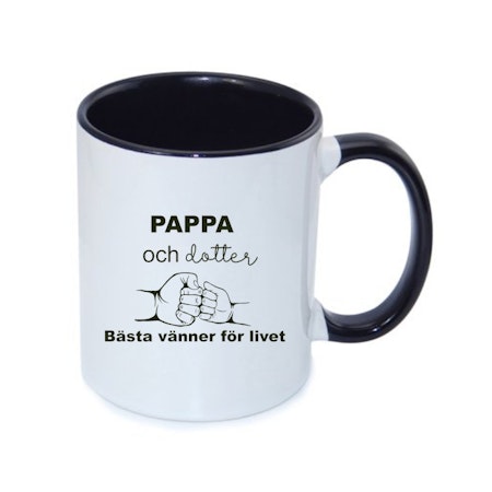 Mugg Pappa & Dotter Bästa Vänner för livet