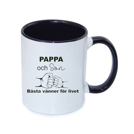 Mugg Pappa & Son Bästa Vänner för livet