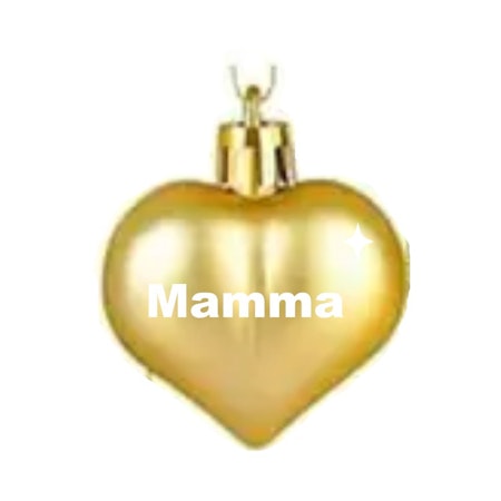 Ett hjärta som bär julens budskap guld