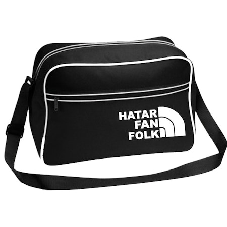 Retroväska Shoulder Bag Med Tryck Hatar Fan Folk