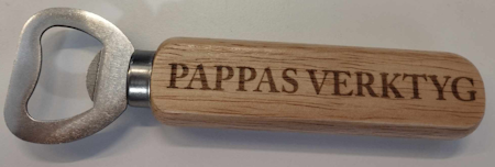 Etsad kapsylöppnare – Pappas verktyg