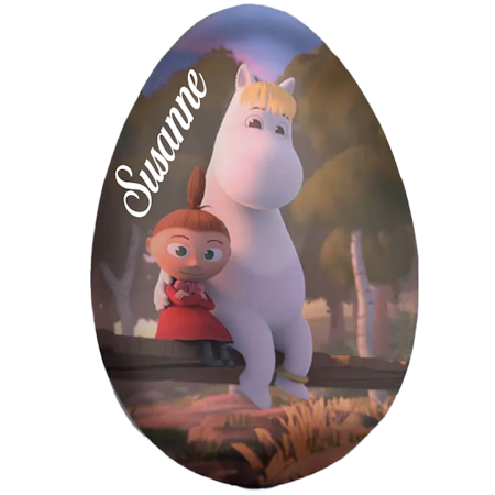 Mumin Snorkmaiden-My– Personligt påskägg med namn, 15 cm