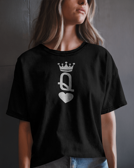 T-shirt Med Tryck Queen