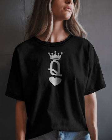 T-shirt Med Tryck Queen