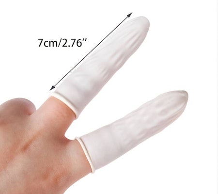 Fingerkondom för trimning 6-pack vit