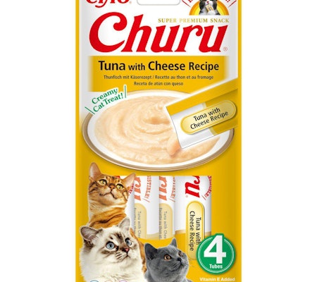 CHURU Cat Tuna with cheese 4-pack