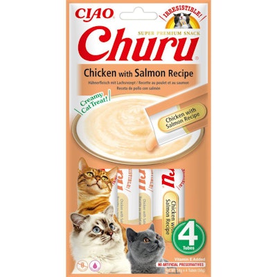 CHURU Cat chicken with salmon 4-pack