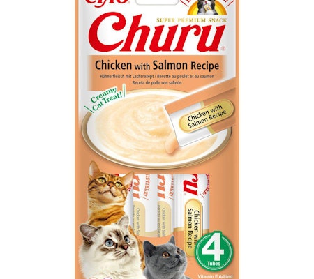 CHURU Cat chicken with salmon 4-pack