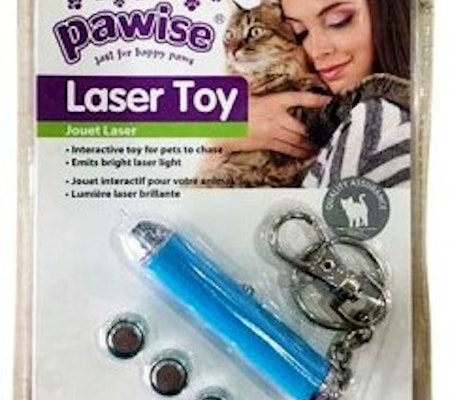 Laserpekare Pawise blå med 3 batterier
