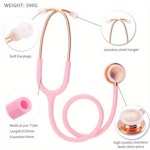Stetoskop rosa-guld