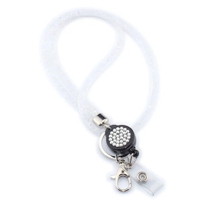 Nummerlappshållare i nylon med bling, 7 färger