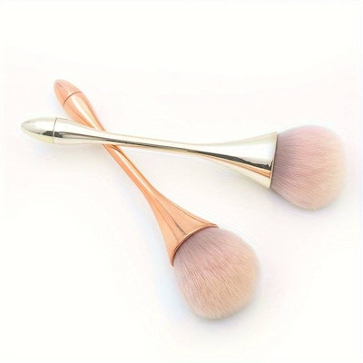 Puderborste Guld rosa borst