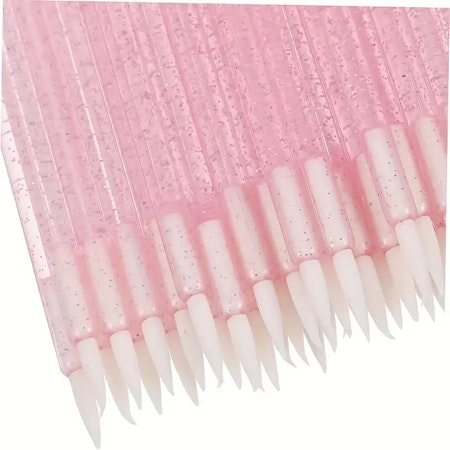 Borste polyester engångs fin spets rosa