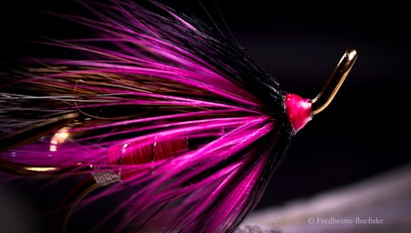 Ally's Shrimp rosa/sort treble