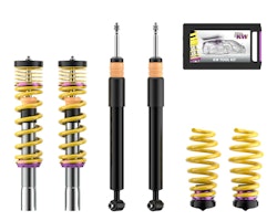 KW Inox V1 Audi A3 8P  inkl. Sportback; Quattro     stötdämpare Ø 55mm Vikt fram 1106-1170 kg Vikt bak -1160 kg