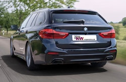 KW Inox V3  BMW 5 Serie G31  Vikt fram -1210 kg Vikt bak -1455 kg Luftfjädring bak  Adaptivt chassi