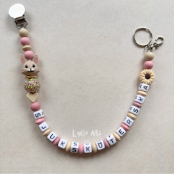 BADGE HOLDER nurse with bling rose OPTIONAL TEXT