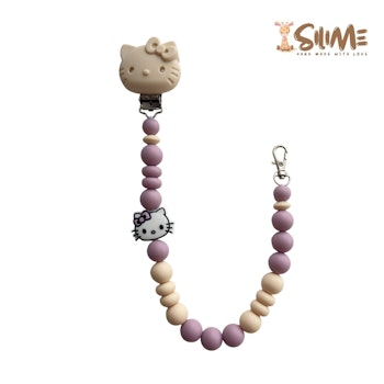 BADGEHÅLLARE KITTY IVORY mauve 2