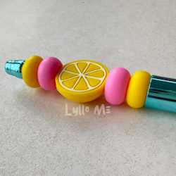 PENNA MED PÄRLOR  - Lemon