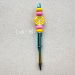 PENNA MED PÄRLOR  - Lemon