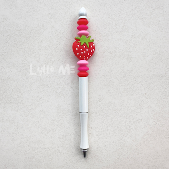 PENNA MED PÄRLOR - Strawberry