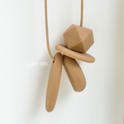 AMNINGSHALSBAND Silimama - Shapes -Picollo Latte