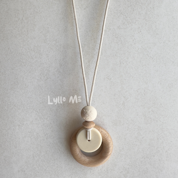 AMNINGSHALSBAND- EMBOSSED-IVORY