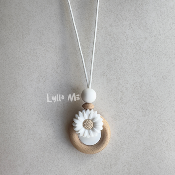 AMNINGSHALSBAND-DAISY-WHITE