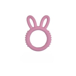BITE FIGURE IN SILICONE -FLUFFY BUNNY– OLD PINK