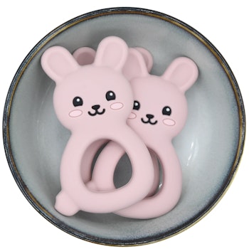 BITFIGUR I SILIKON -Rabbit - Light Old Pink