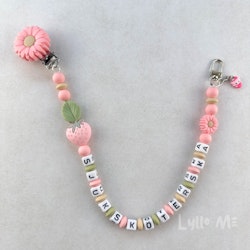 ID-KORT/ NYCKEL HÅLLARE med text Sjuksköterska med  DAISY CLIPS