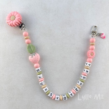 ID-KORT/ NYCKEL HÅLLARE med text Sjuksköterska med  DAISY CLIPS