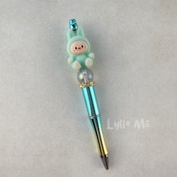 PENNA MED PÄRLOR - Plush "Labubu" - MINT GREEN