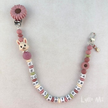 ID-KORT/ NYCKEL HÅLLARE med text Undersköterska med bling DAISY ROSE