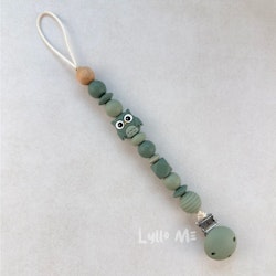 NAPPHÅLLARE med Silikon clips - OWL - DARK OLD GREEN/ OLD GREEN