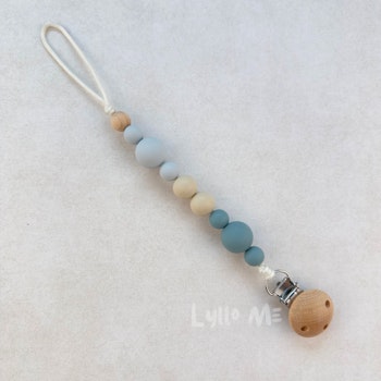 NAPPHÅLLARE - BUBBLE -ICY BLUE -  WOOL- DUSKY BLUE