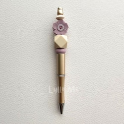 PENNA MED SILIKONPÄRLOR  POPPY mauve