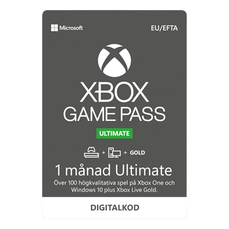Xbox Game Pass Ultimate | 1 Månad (SE)