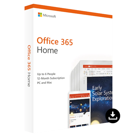 Microsoft Office 365 Family | 1 År | 5 Enheter | Retail
